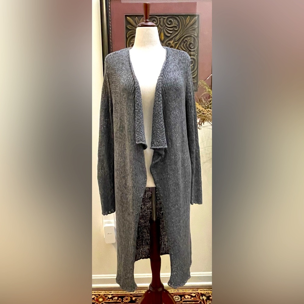 LOFT Outlet Lounge Open Front Long Cardigan - EUC